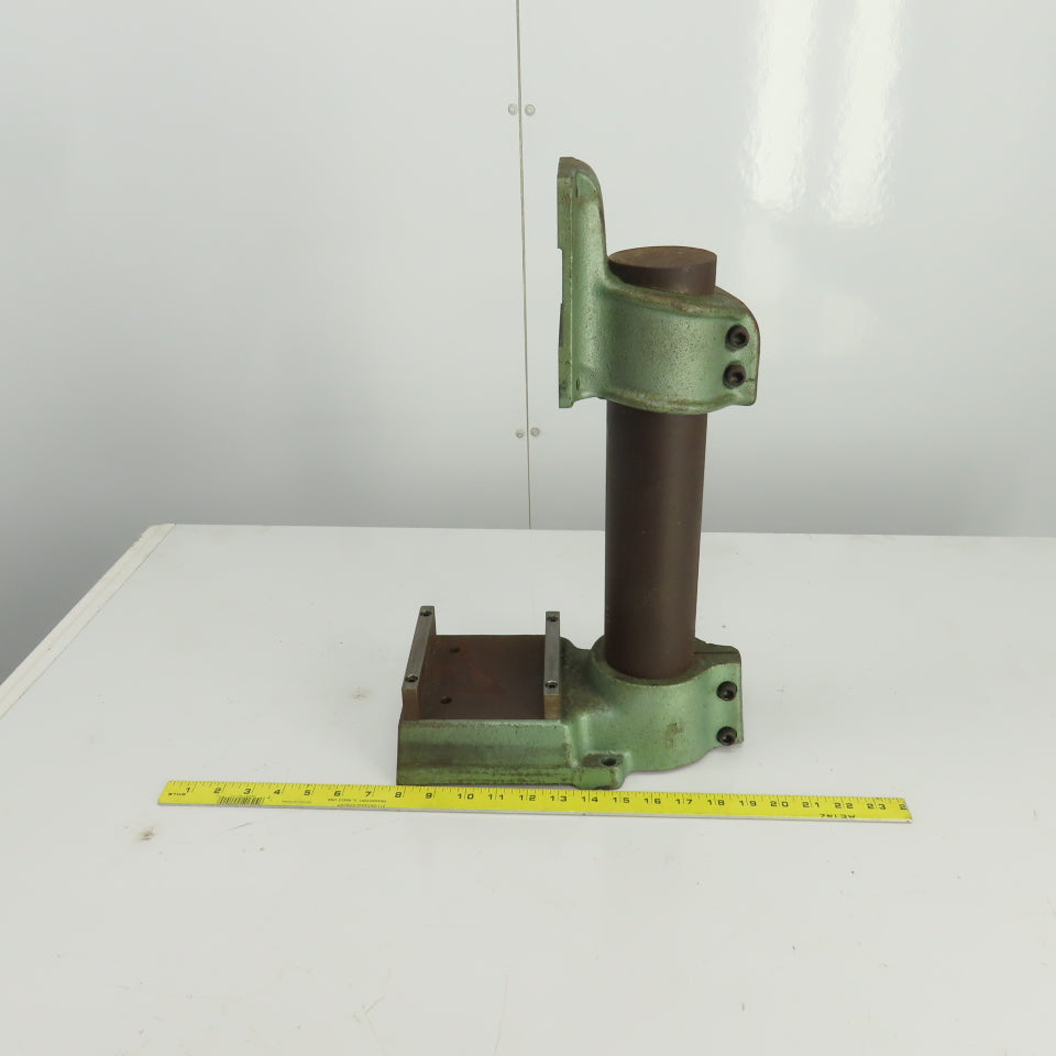 Famco BT-5 Cast Iron 19" OAH Adjustable Height Machine Column Head 5" x 5" Base