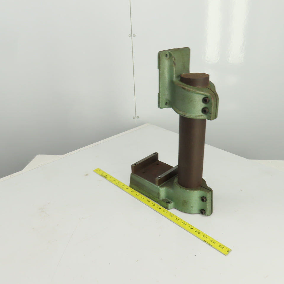 Famco BT-5 Cast Iron 19" OAH Adjustable Height Machine Column Head 5" x 5" Base