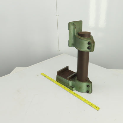 Famco BT-5 Cast Iron 19" OAH Adjustable Height Machine Column Head 5" x 5" Base