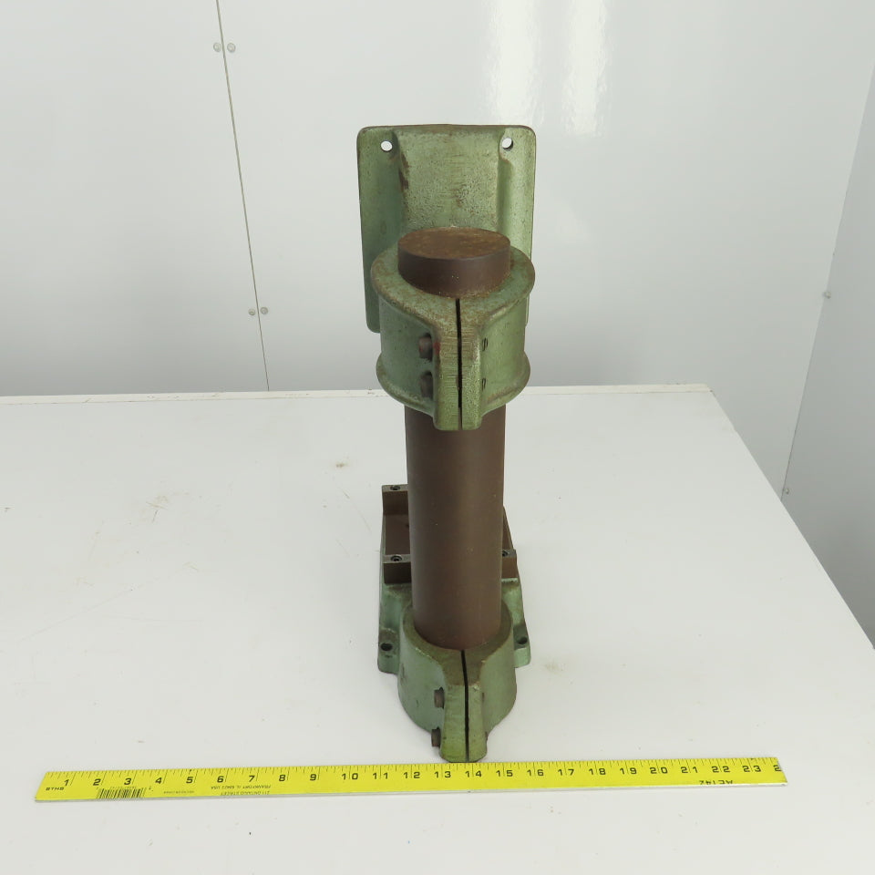Famco BT-5 Cast Iron 19" OAH Adjustable Height Machine Column Head 5" x 5" Base