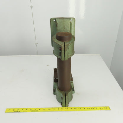 Famco BT-5 Cast Iron 19" OAH Adjustable Height Machine Column Head 5" x 5" Base