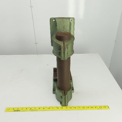Famco BT-5 Cast Iron 19" OAH Adjustable Height Machine Column Head 5" x 5" Base