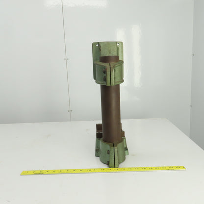 Famco BT-5 Cast Iron 19" OAH Adjustable Height Machine Column Head 5" x 5" Base