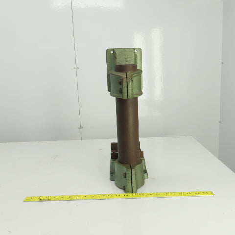 Famco BT-5 Cast Iron 19" OAH Adjustable Height Machine Column Head 5" x 5" Base