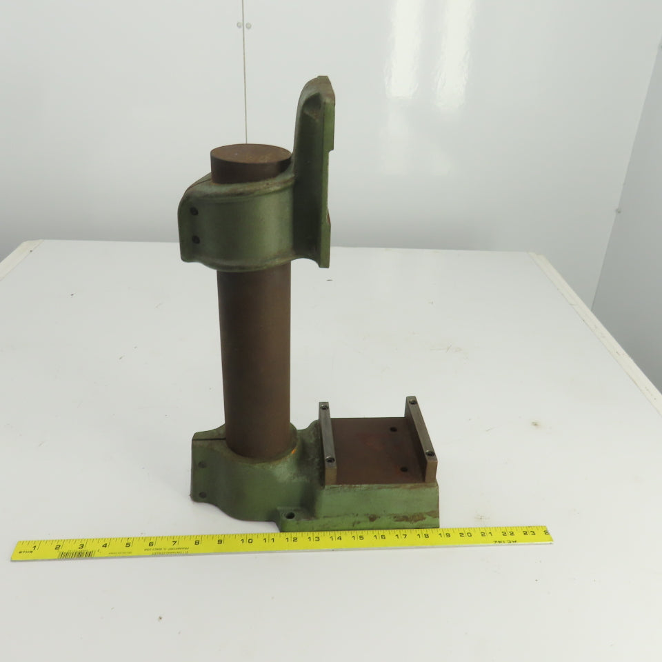 Famco BT-5 Cast Iron 19" OAH Adjustable Height Machine Column Head 5" x 5" Base