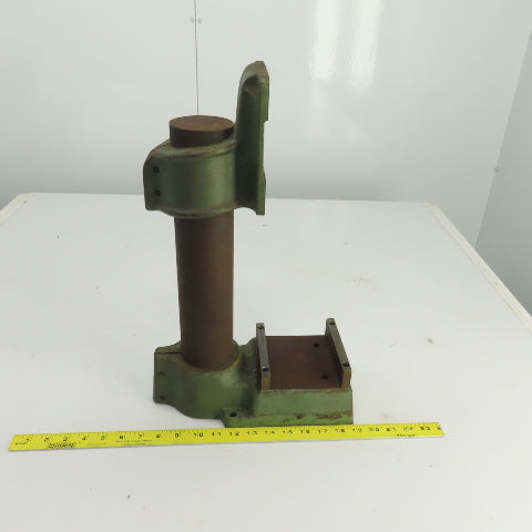 Famco BT-5 Cast Iron 19" OAH Adjustable Height Machine Column Head 5" x 5" Base