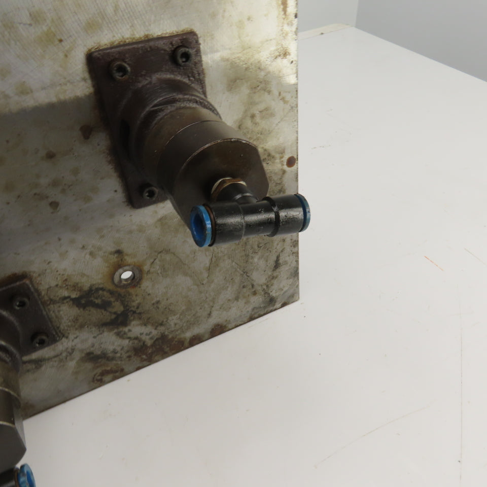 14-3/8" x 15-1/2" Pneumatic Pop-Up Ball Roller Material Handler Assembly