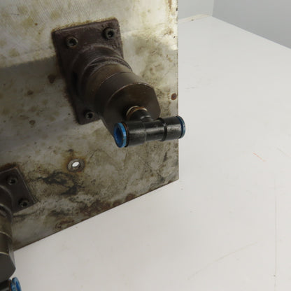 14-3/8" x 15-1/2" Pneumatic Pop-Up Ball Roller Material Handler Assembly