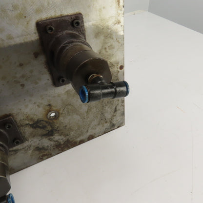 14-3/8" x 15-1/2" Pneumatic Pop-Up Ball Roller Material Handler Assembly