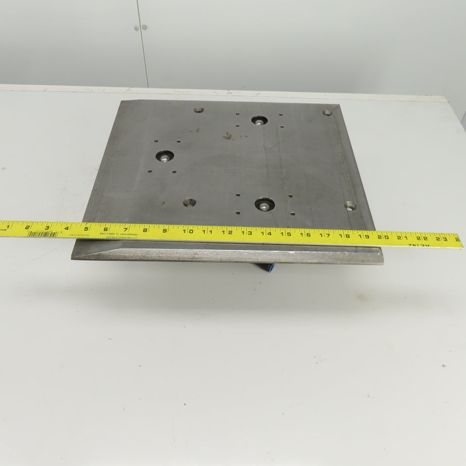 14-3/8" x 15-1/2" Pneumatic Pop-Up Ball Roller Material Handler Assembly