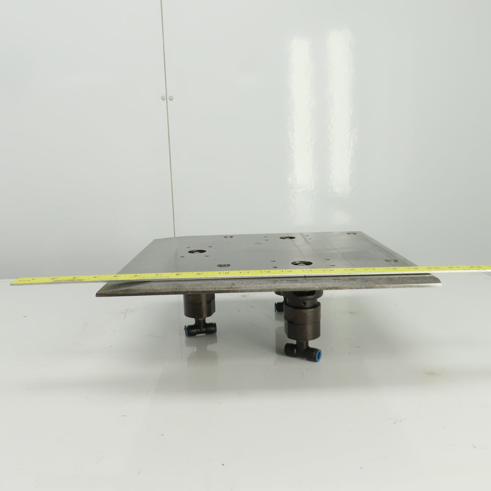 14-3/8" x 15-1/2" Pneumatic Pop-Up Ball Roller Material Handler Assembly