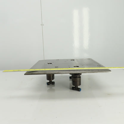 14-3/8" x 15-1/2" Pneumatic Pop-Up Ball Roller Material Handler Assembly