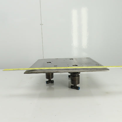 14-3/8" x 15-1/2" Pneumatic Pop-Up Ball Roller Material Handler Assembly