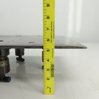 14-3/8" x 15-1/2" Pneumatic Pop-Up Ball Roller Material Handler Assembly