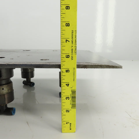 14-3/8" x 15-1/2" Pneumatic Pop-Up Ball Roller Material Handler Assembly