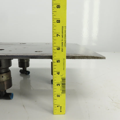 14-3/8" x 15-1/2" Pneumatic Pop-Up Ball Roller Material Handler Assembly