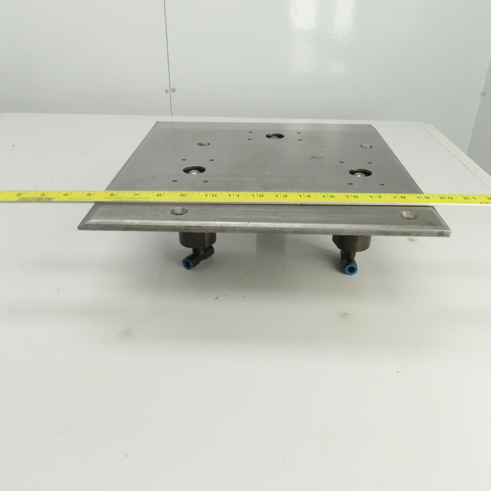 14-3/8" x 15-1/2" Pneumatic Pop-Up Ball Roller Material Handler Assembly