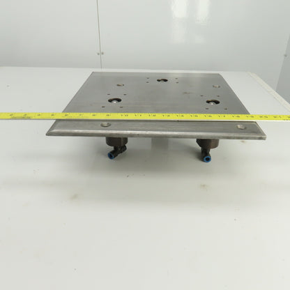 14-3/8" x 15-1/2" Pneumatic Pop-Up Ball Roller Material Handler Assembly