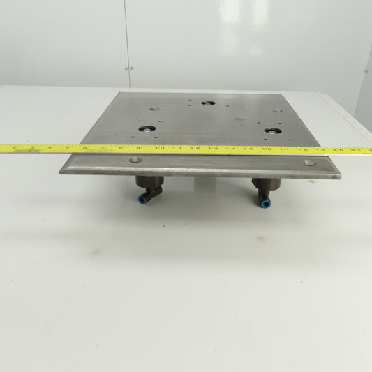 14-3/8" x 15-1/2" Pneumatic Pop-Up Ball Roller Material Handler Assembly