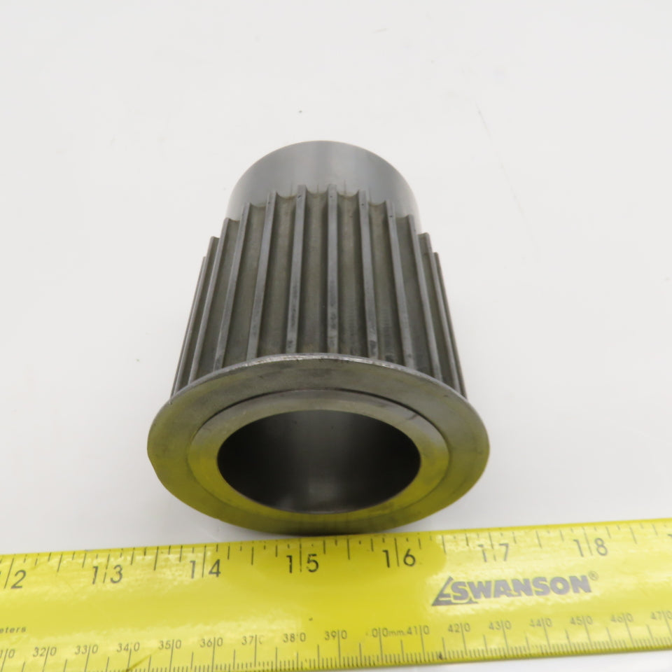 2-3/4" OD x 2" Belt Width Timing Belt Pulley 28T 24mm Bushing Adaptor