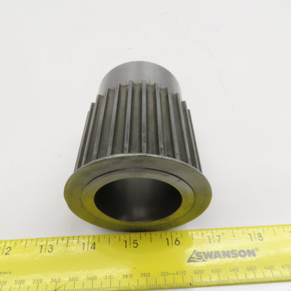 2-3/4" OD x 2" Belt Width Timing Belt Pulley 28T 24mm Bushing Adaptor