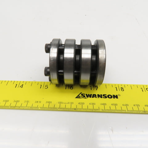 2-3/4" OD x 2" Belt Width Timing Belt Pulley 28T 24mm Bushing Adaptor