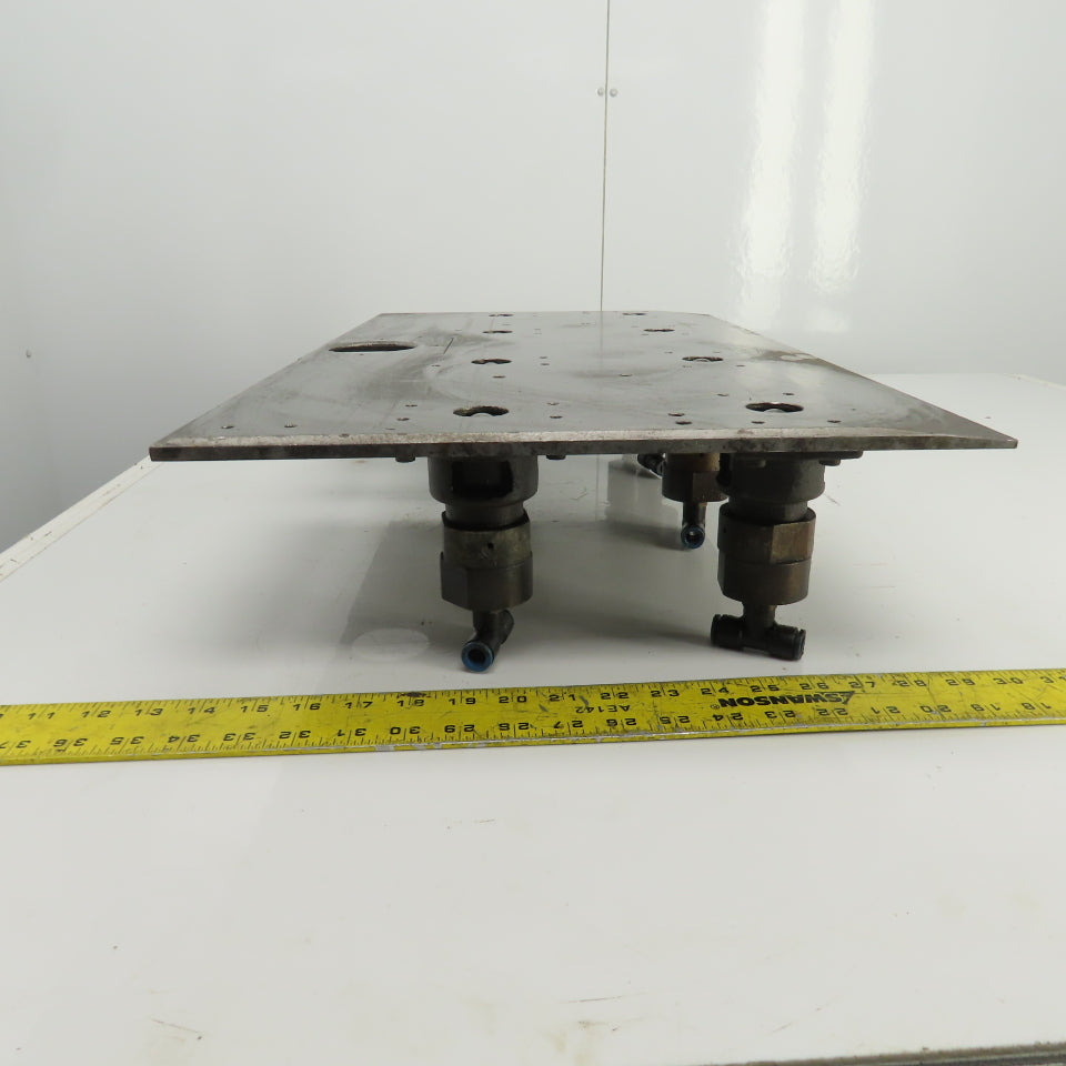 27-3/8" x 15-1/2" Pneumatic Pop-Up Ball Roller Material Handler Assembly