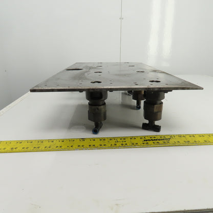 27-3/8" x 15-1/2" Pneumatic Pop-Up Ball Roller Material Handler Assembly