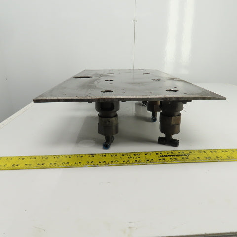 27-3/8" x 15-1/2" Pneumatic Pop-Up Ball Roller Material Handler Assembly