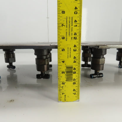 27-3/8" x 15-1/2" Pneumatic Pop-Up Ball Roller Material Handler Assembly