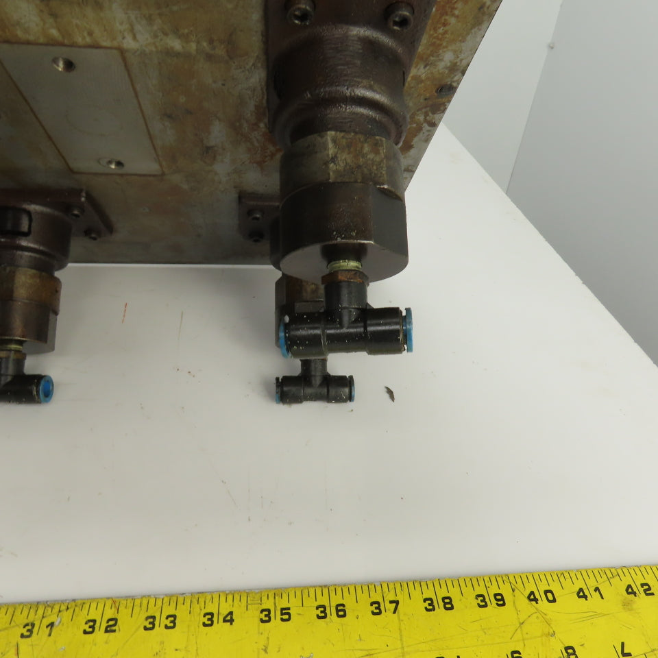 27-3/8" x 15-1/2" Pneumatic Pop-Up Ball Roller Material Handler Assembly