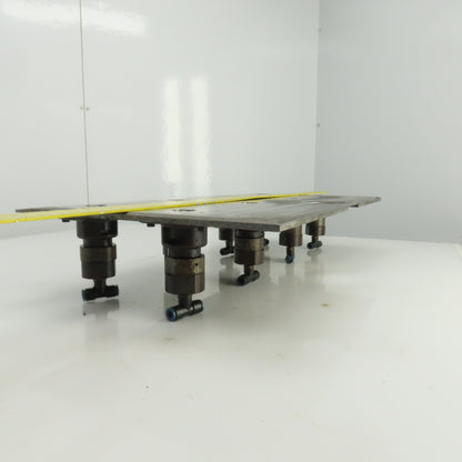 27-3/8" x 15-1/2" Pneumatic Pop-Up Ball Roller Material Handler Assembly