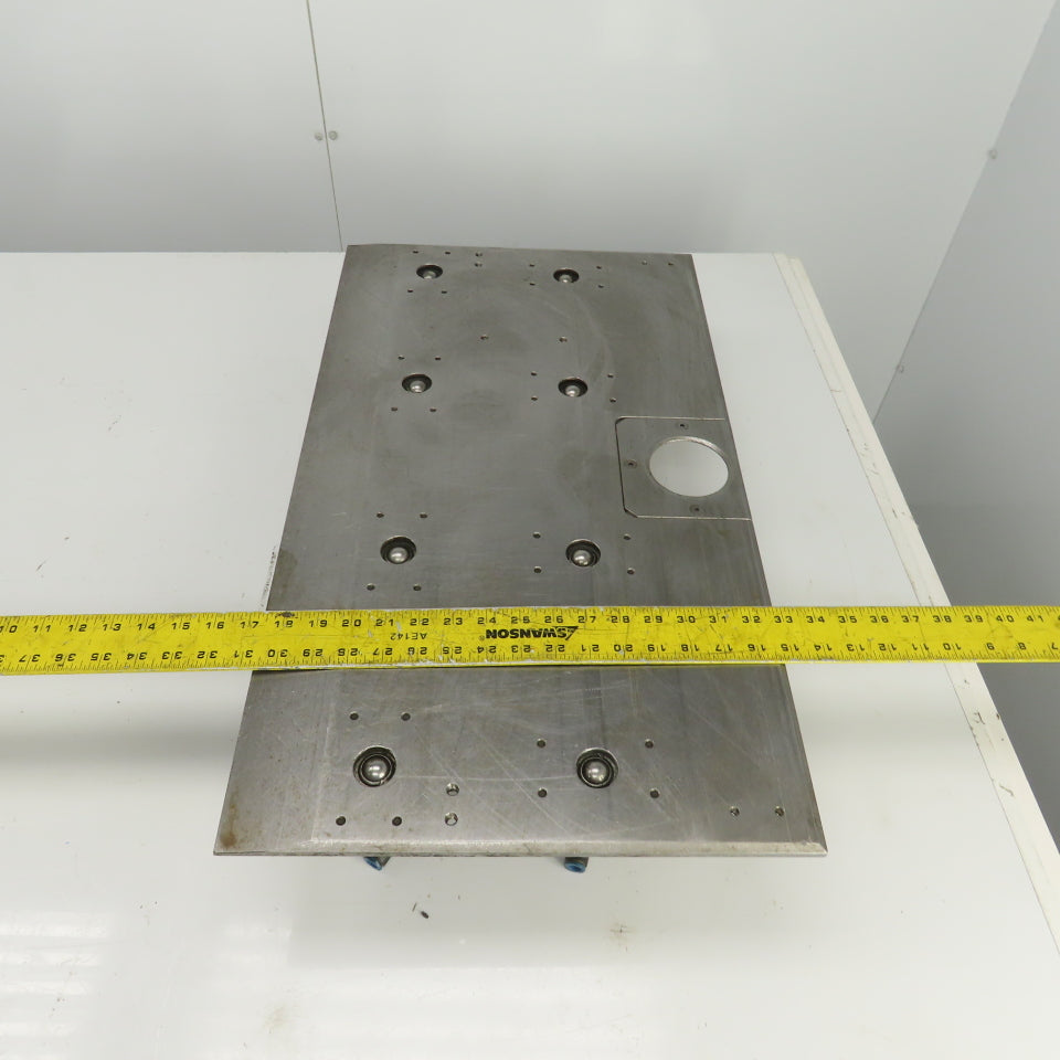 27-3/8" x 15-1/2" Pneumatic Pop-Up Ball Roller Material Handler Assembly