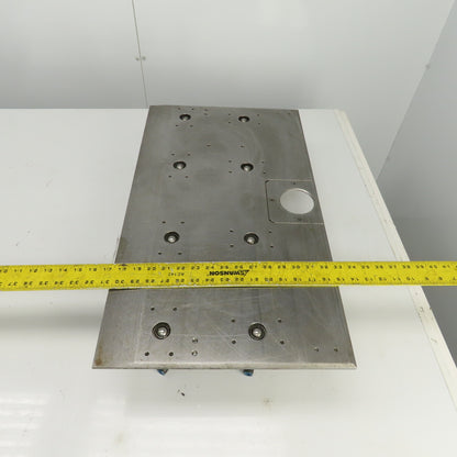 27-3/8" x 15-1/2" Pneumatic Pop-Up Ball Roller Material Handler Assembly