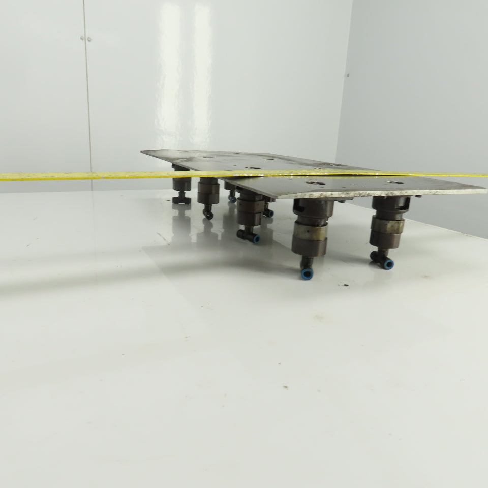 27-3/8" x 15-1/2" Pneumatic Pop-Up Ball Roller Material Handler Assembly
