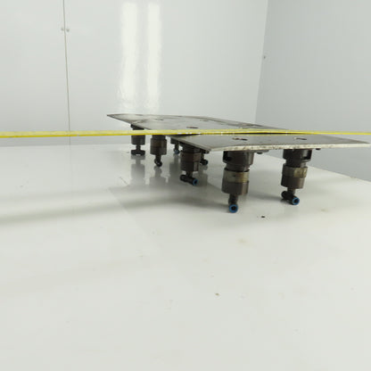 27-3/8" x 15-1/2" Pneumatic Pop-Up Ball Roller Material Handler Assembly