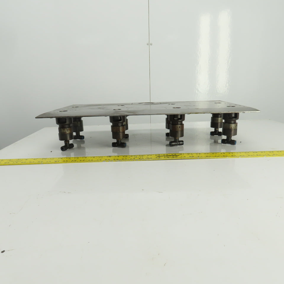 27-3/8" x 15-1/2" Pneumatic Pop-Up Ball Roller Material Handler Assembly