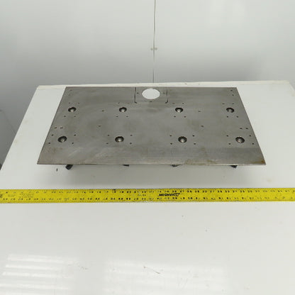 27-3/8" x 15-1/2" Pneumatic Pop-Up Ball Roller Material Handler Assembly