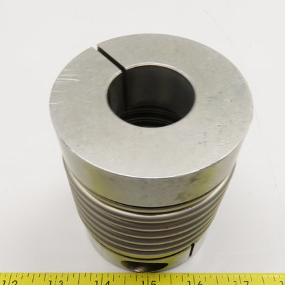 Jakob 1" x 1-3/8" Flexible Bellows Shaft Coupling Adaptor 4" Wide
