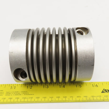 Jakob 1" x 1-3/8" Flexible Bellows Shaft Coupling Adaptor 4" Wide