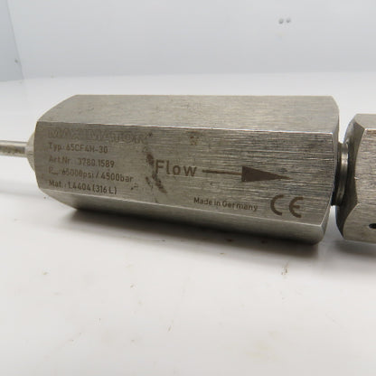 KMT 10078863 65CF4H-30 Stainless Steel High Pressure Valve Line Filter 65000 PSI