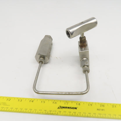 KMT 10078863 65CF4H-30 Stainless Steel High Pressure Valve Line Filter 65000 PSI