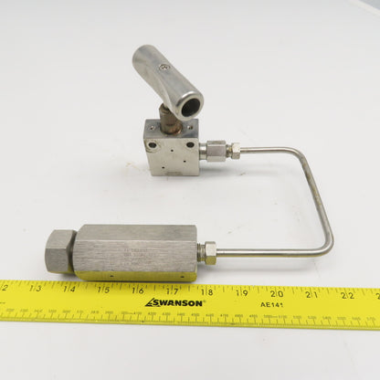 KMT 10078863 65CF4H-30 Stainless Steel High Pressure Valve Line Filter 65000 PSI