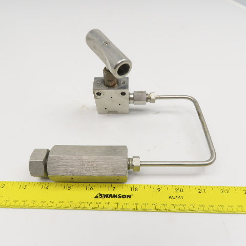 KMT 10078863 65CF4H-30 Stainless Steel High Pressure Valve Line Filter 65000 PSI