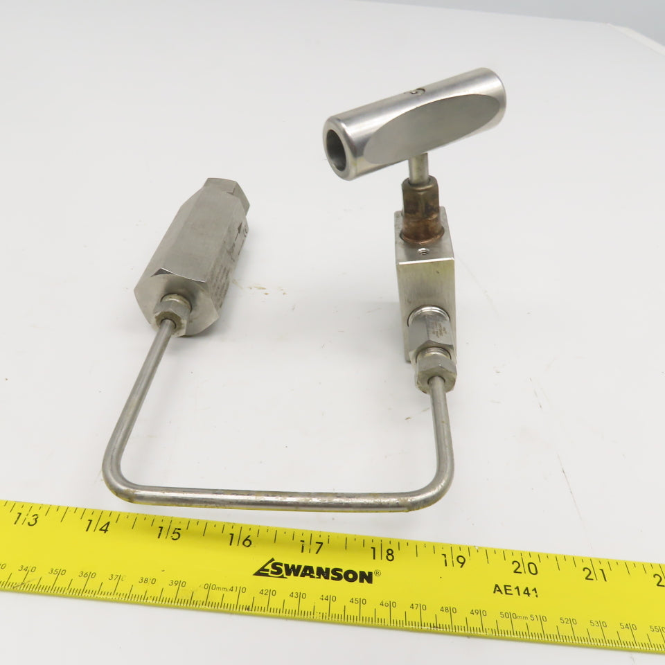 KMT 10078863 65CF4H-30 Stainless Steel High Pressure Valve Line Filter 65000 PSI