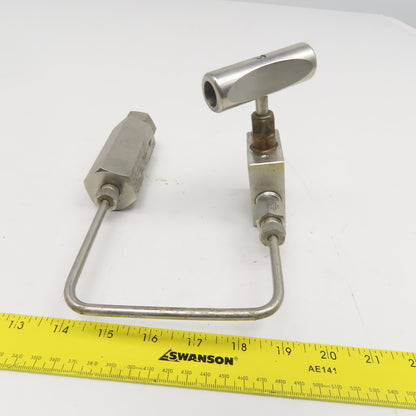 KMT 10078863 65CF4H-30 Stainless Steel High Pressure Valve Line Filter 65000 PSI