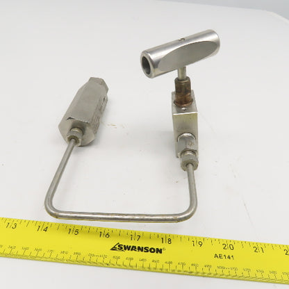 KMT 10078863 65CF4H-30 Stainless Steel High Pressure Valve Line Filter 65000 PSI