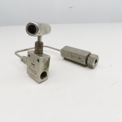 KMT 10078863 65CF4H-30 Stainless Steel High Pressure Valve Line Filter 65000 PSI