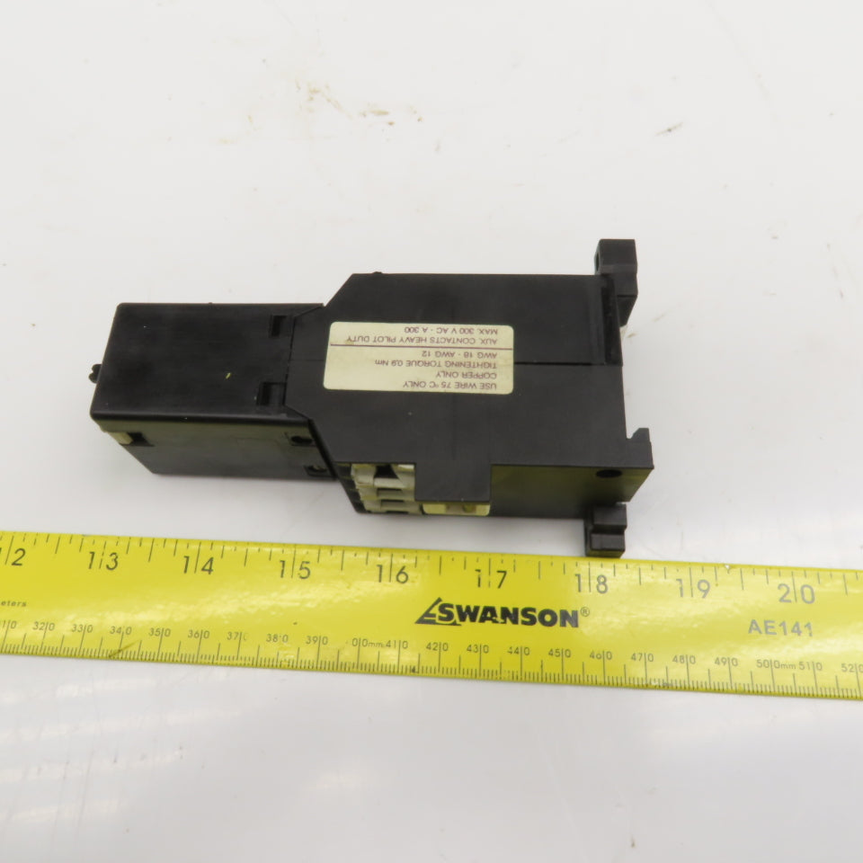 Klockner Moeller DIL 08-22/v-NA Control Relay 115/230V 50/60Hz 1Hp MAX 48V Coil