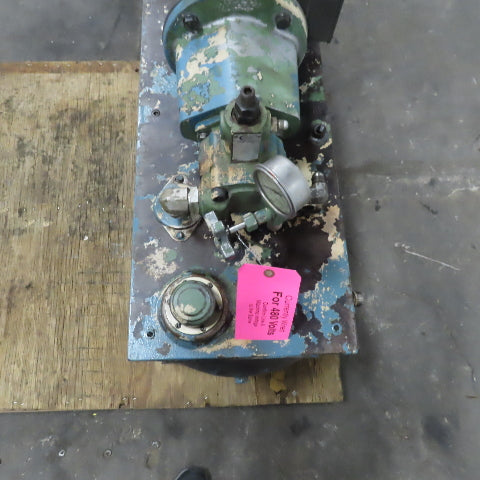 23 Gallon Hydraulic Power Unit W/Continental PVR6-8B15-RF-G-1-C Pump 5HP  3PH